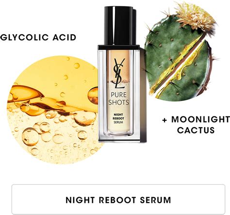 review ysl night reboot serum|pure shots yves saint laurent.